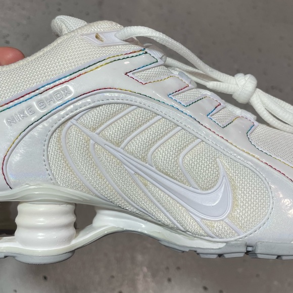 Nike Shox Navina Women’s Running Athletic Shoes Size 8 White / Rainbow RARE!! - Picture 7 of 12